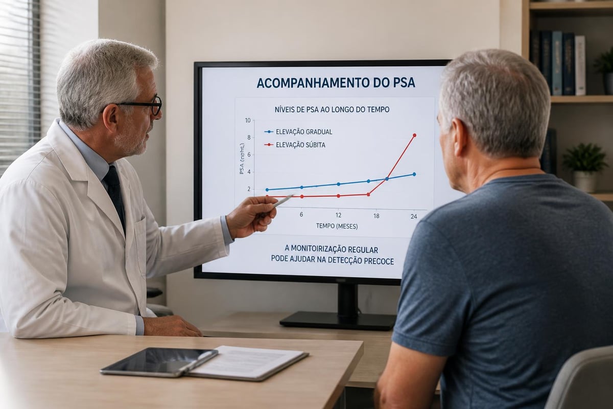 Monitorização do PSA ao longo do tempo