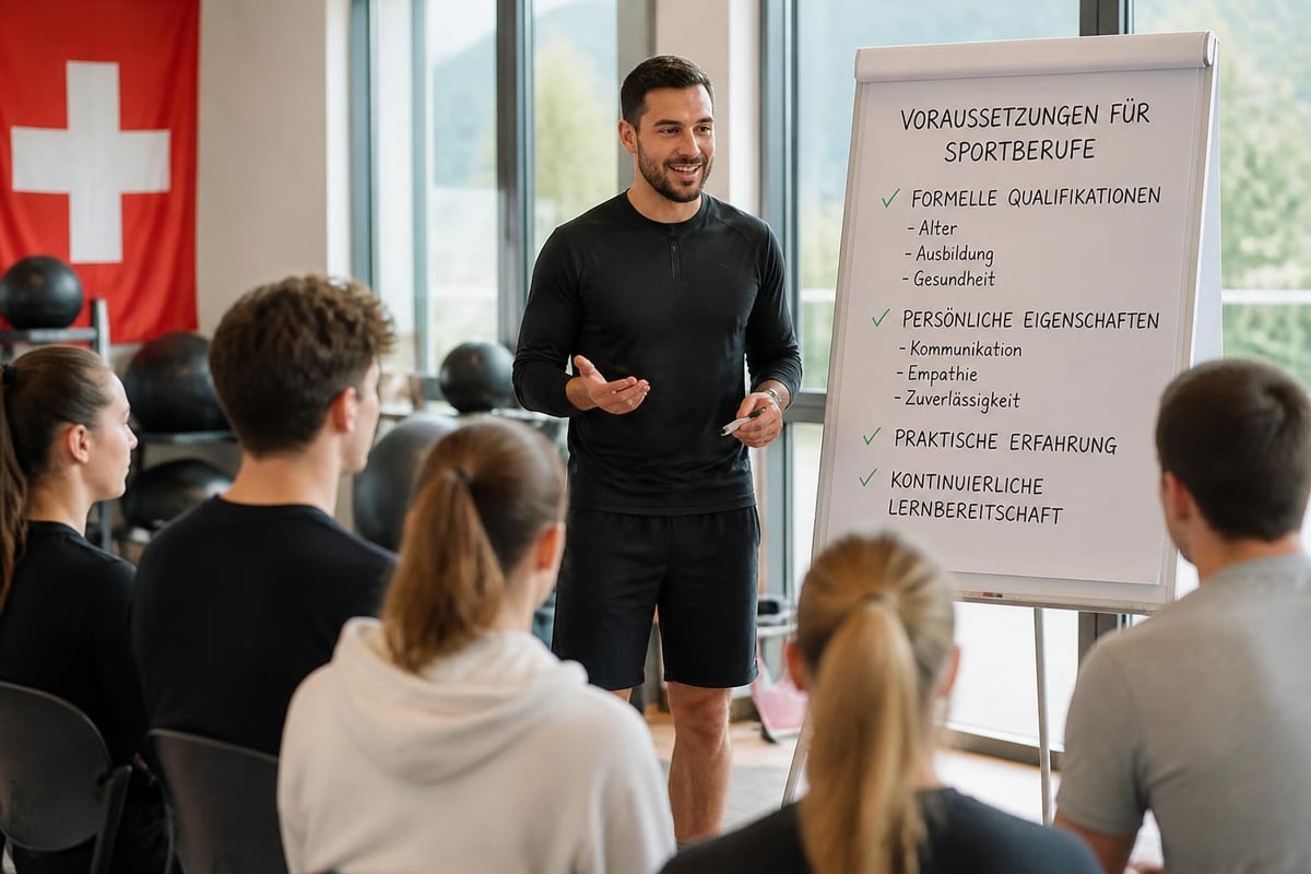 Voraussetzungen Sportfachmann