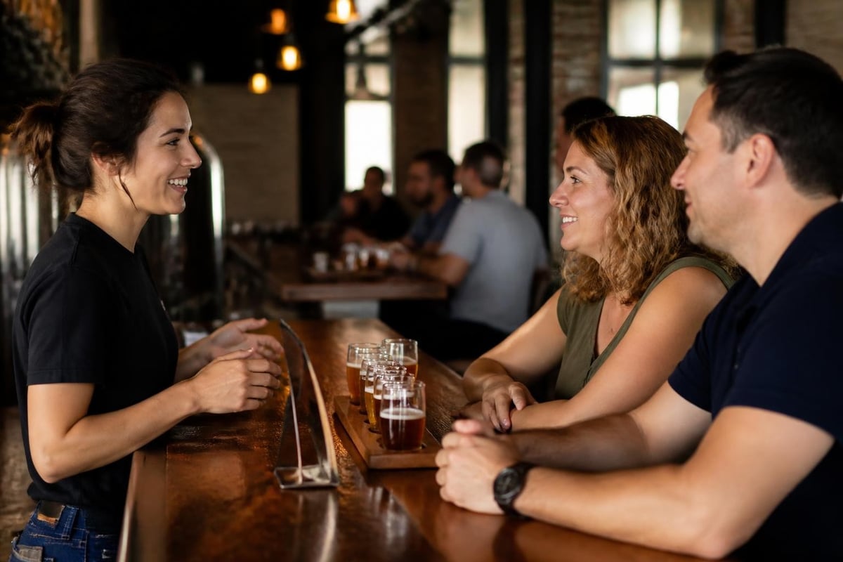Brewery tasting experience