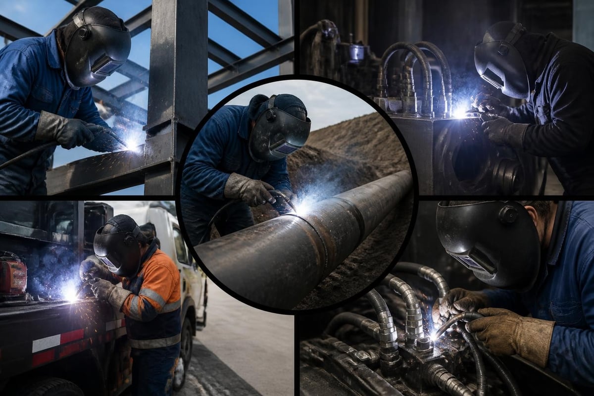 Mobile welding service categories