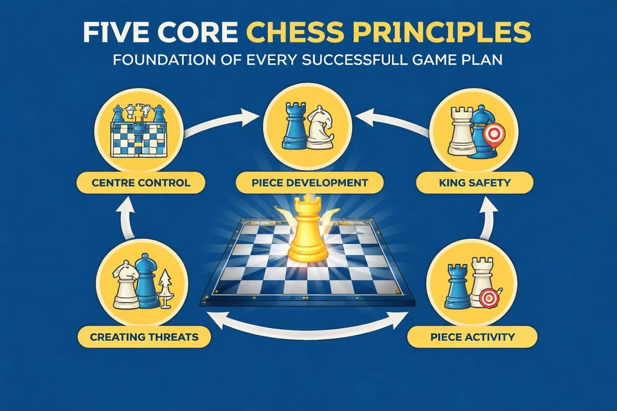Simple chess fundamental principles