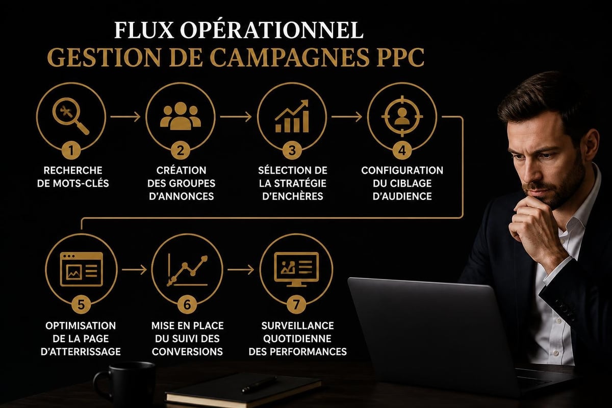 PPC campaign workflow