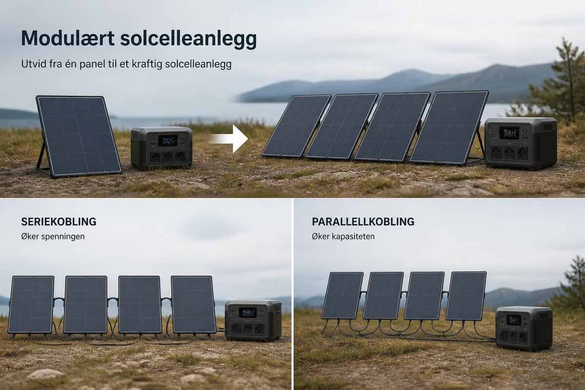 Solcellesystem skalering