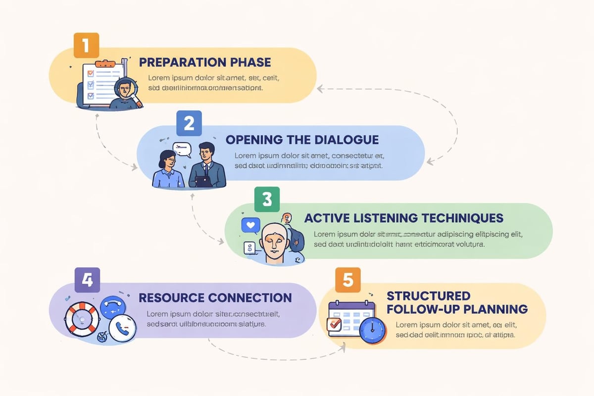Manager mental health conversation framework