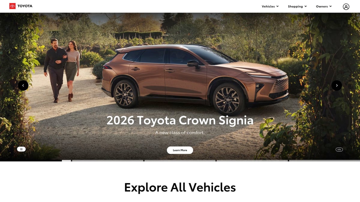 7 Brilliant CTV Ads Example Campaigns to Inspire in 2025 - Toyota: “Drive Your Way” Shoppable CTV Ad