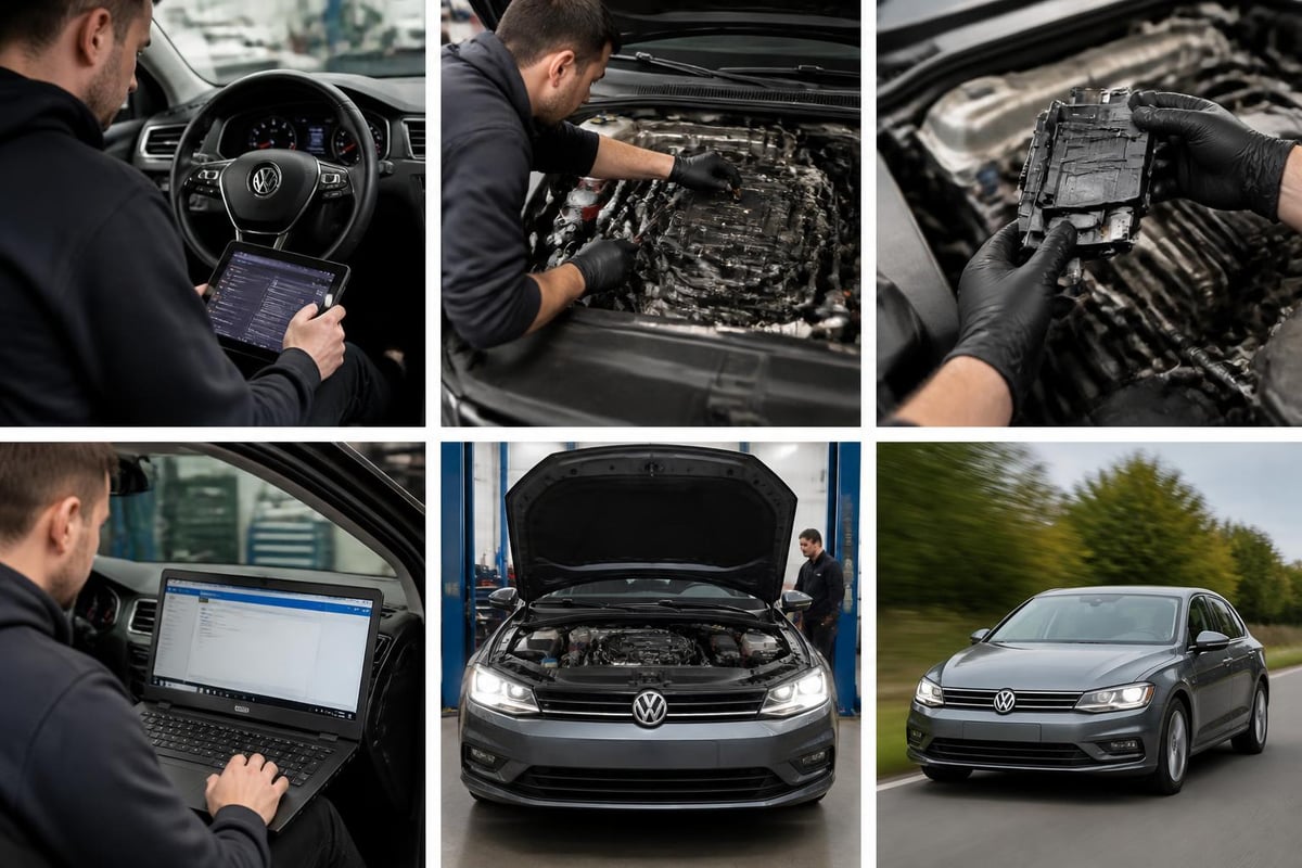 Volkswagen repair workflow