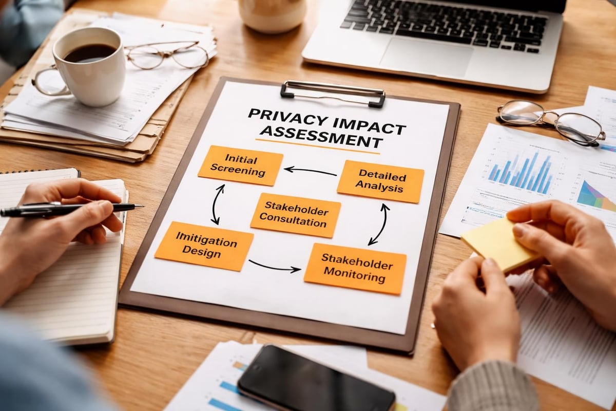 Privacy impact assessment workflow