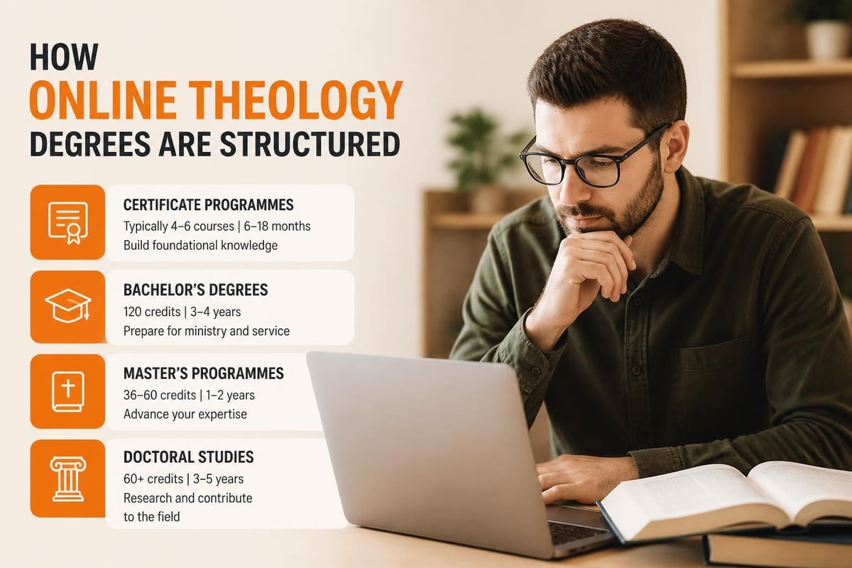 Online theology programme structure