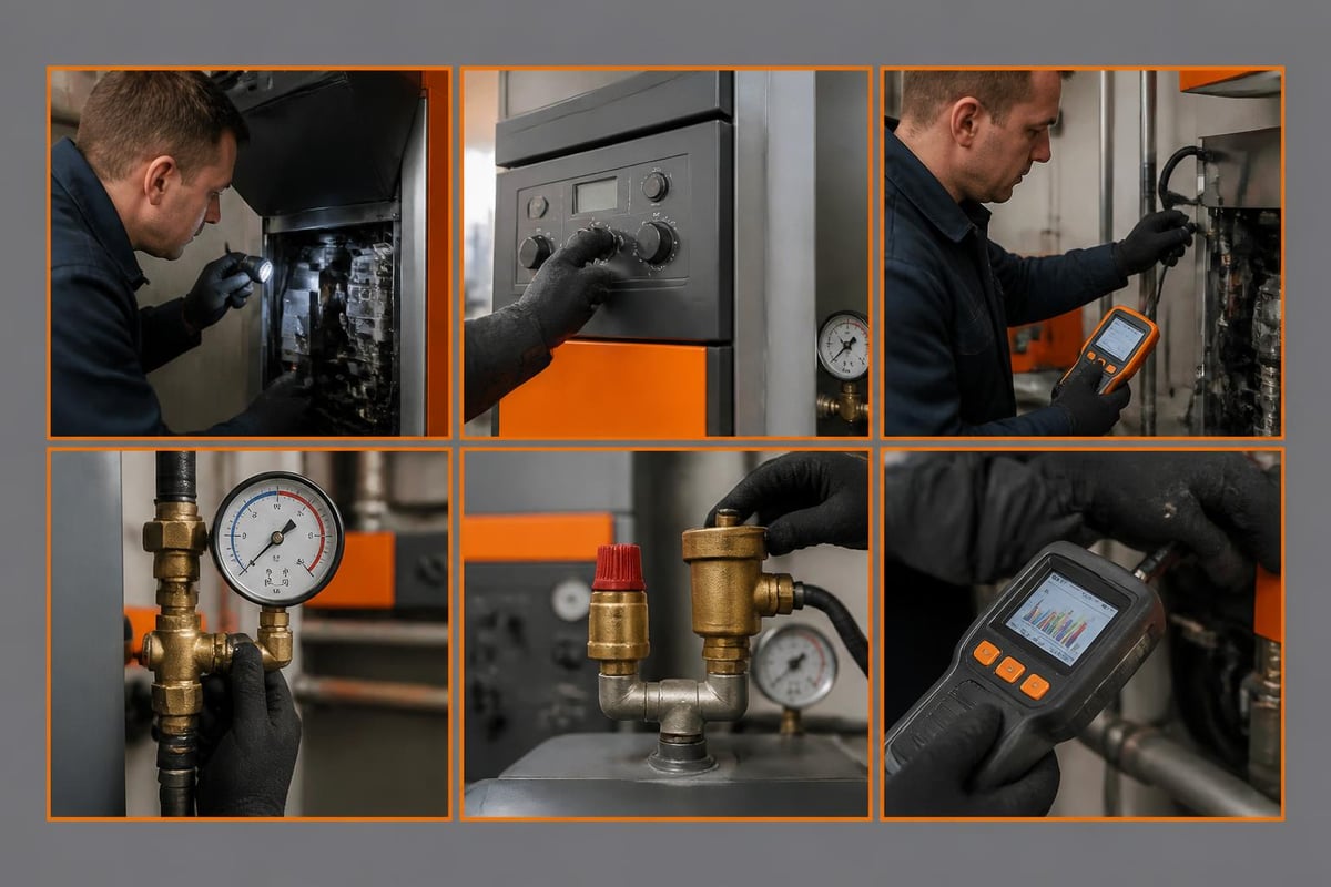 Boiler service inspection checklist