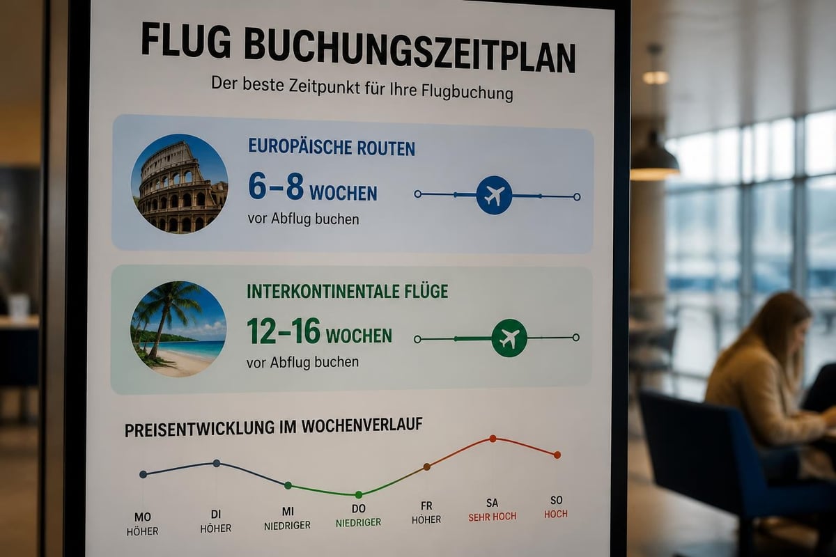Booking timeline for cheap flights