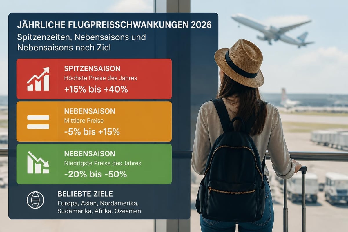 Seasonal flight pricing patterns