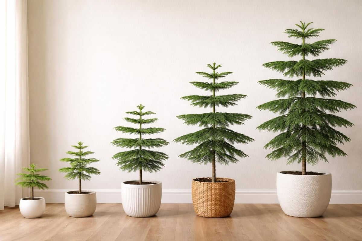 Norfolk Pine growth stages