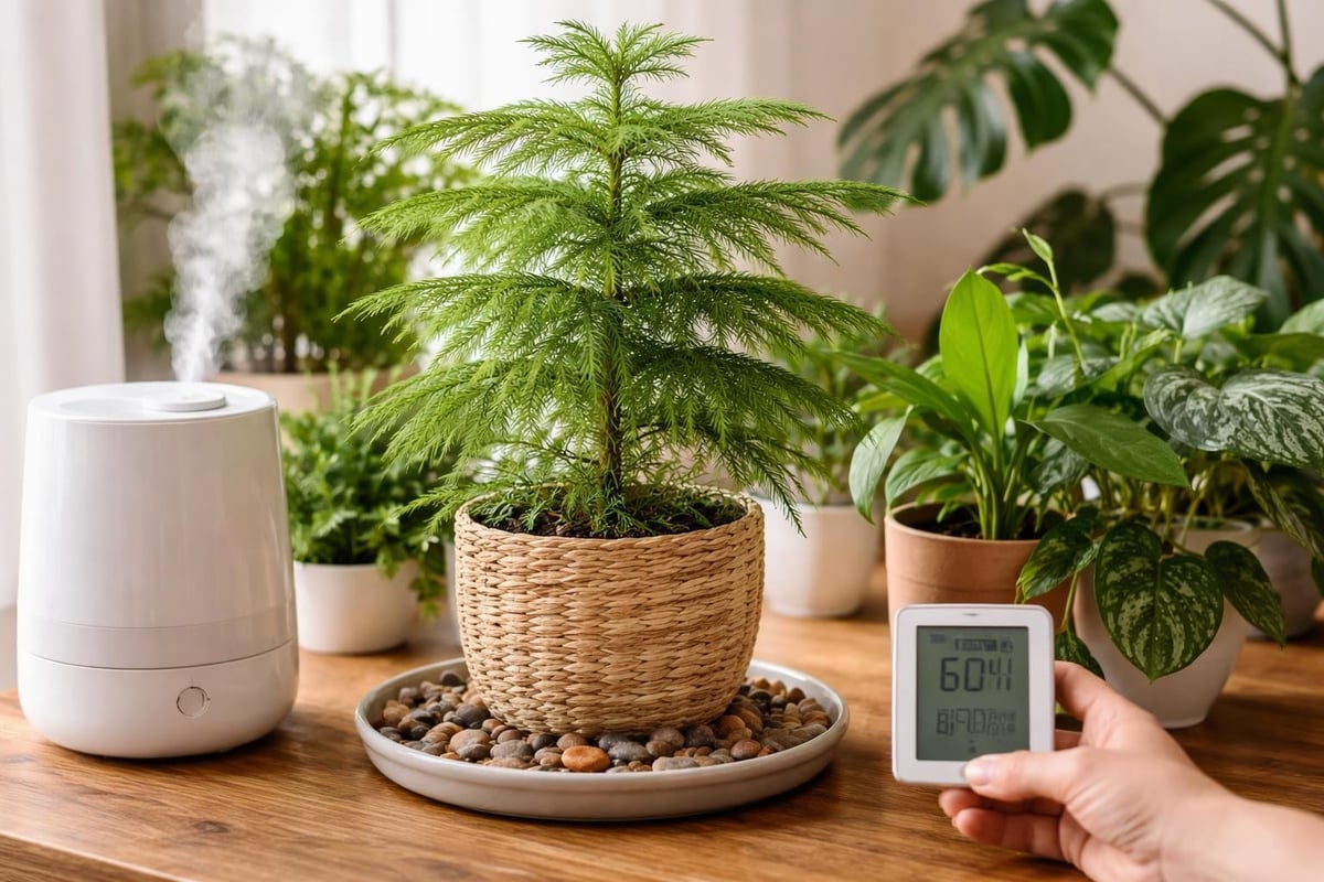 Norfolk Pine humidity solutions