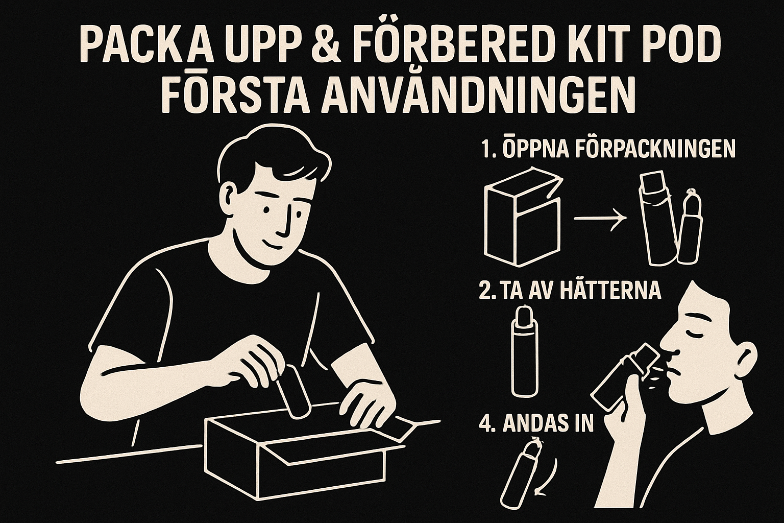 Så Kommer Du Igång med Ditt Kit Pod – Steg-för-Steg för Nybörjare