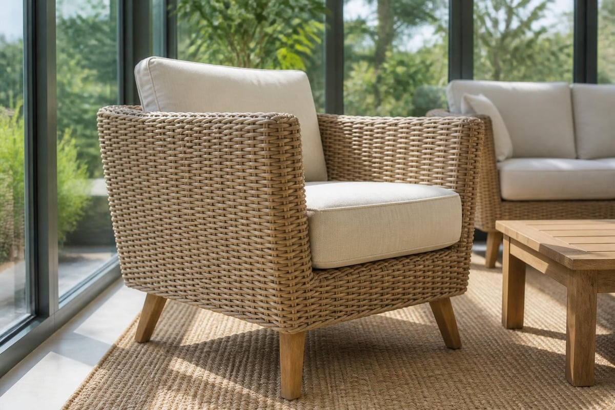 Synthetic rattan material properties