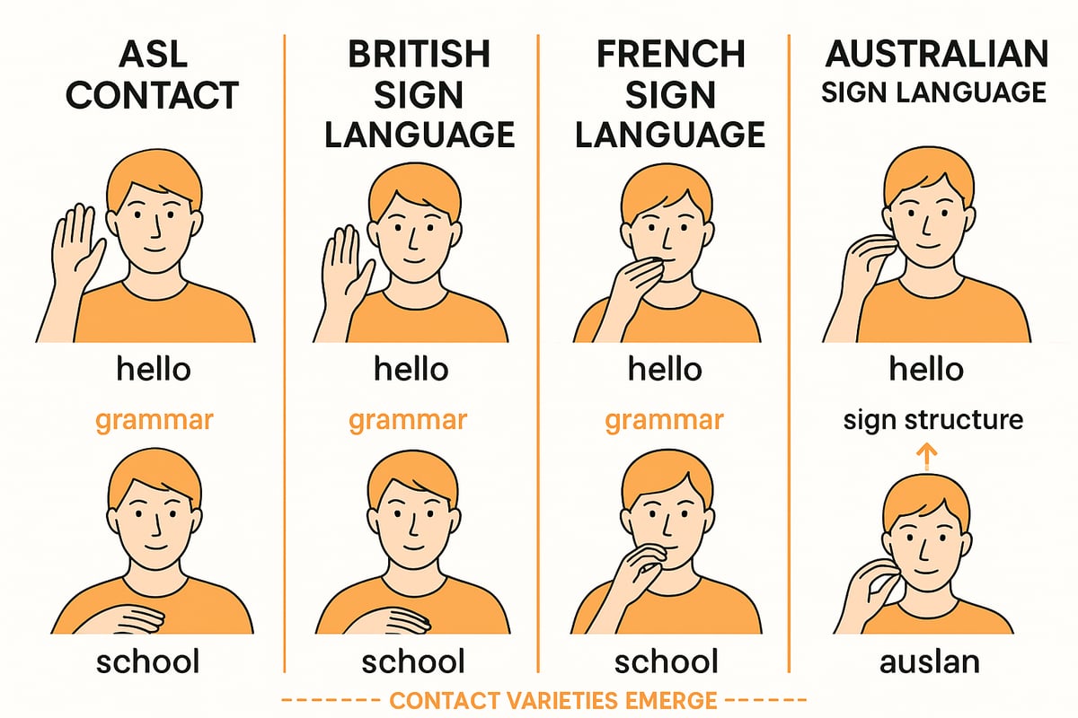 ASL Contact Compared to Other Sign Languages Worldwide