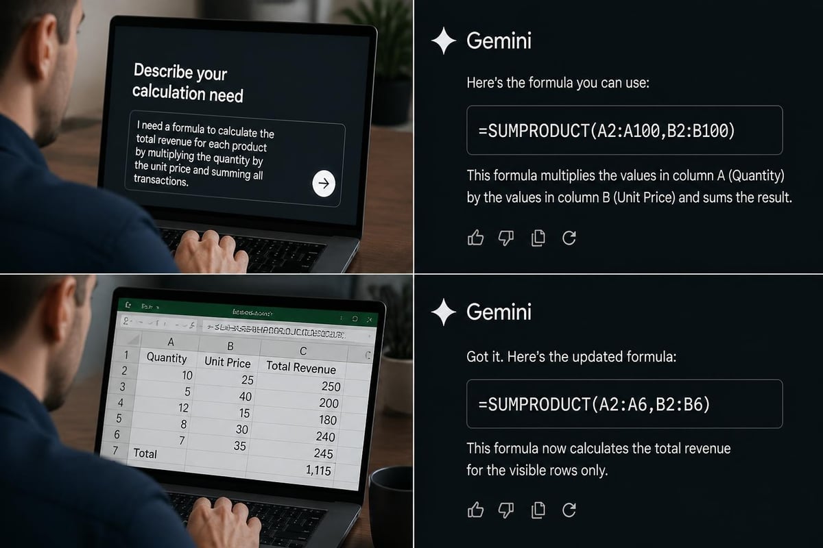 Formula creation workflow