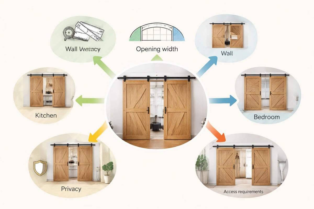 Double barndoor decision matrix
