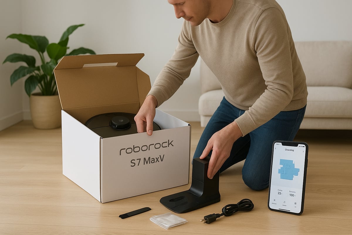 Oppsett og Førstegangsinstallasjon av Roborock S7 MaxV