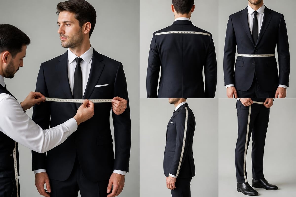 Suit measurement points