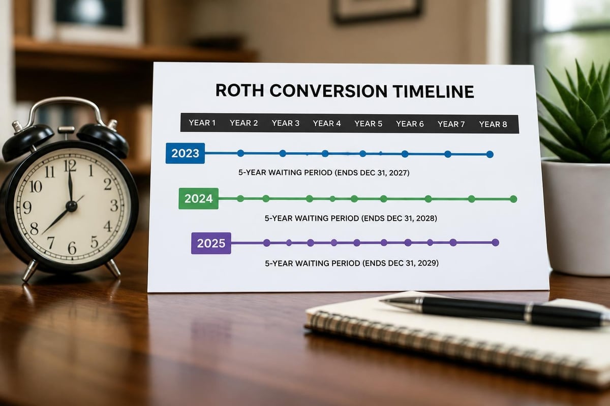 Roth conversion five-year rule timeline