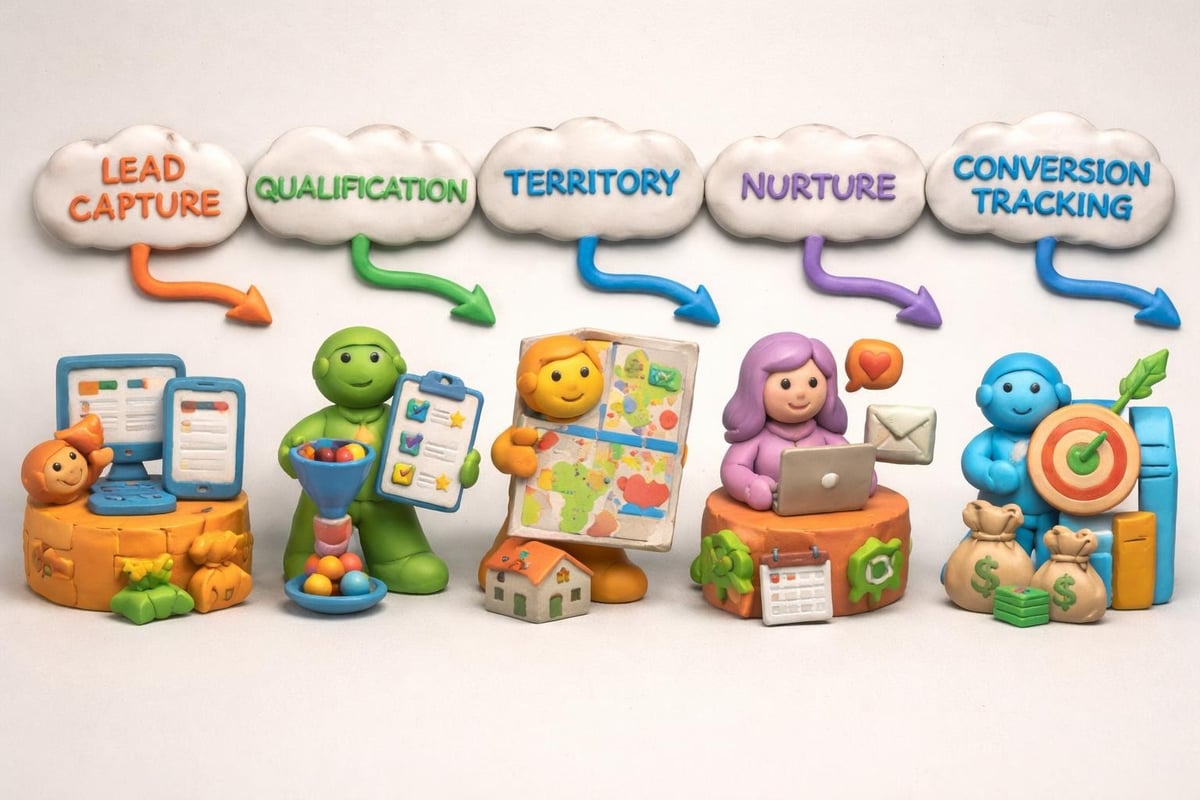 CRM automation workflow