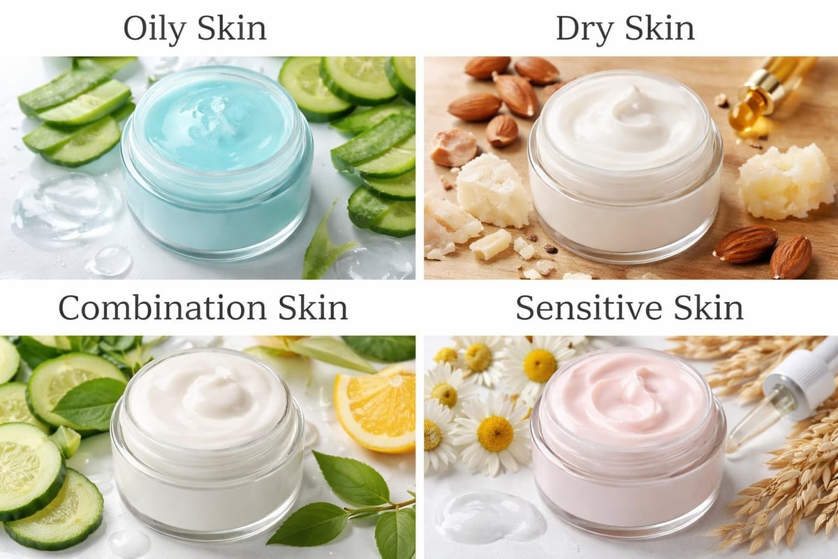 Moisturiser matching process