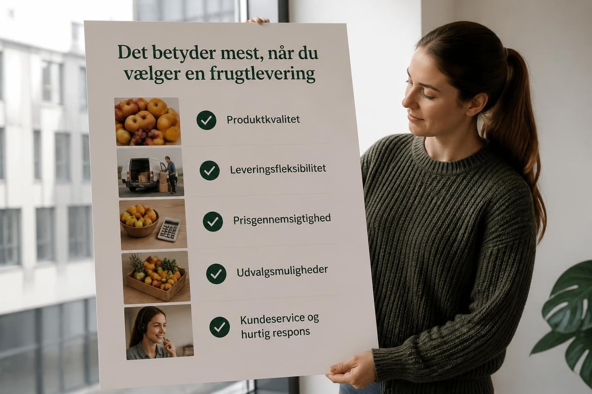 Valg af frugtleverandør
