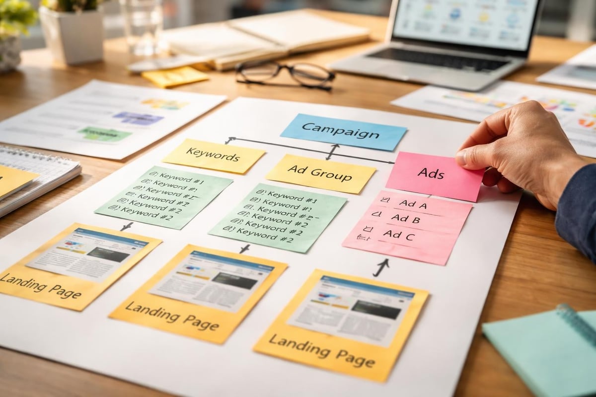 Powerful Advertising PPC Strategies for 2026 Success 1 PPC campaign structure