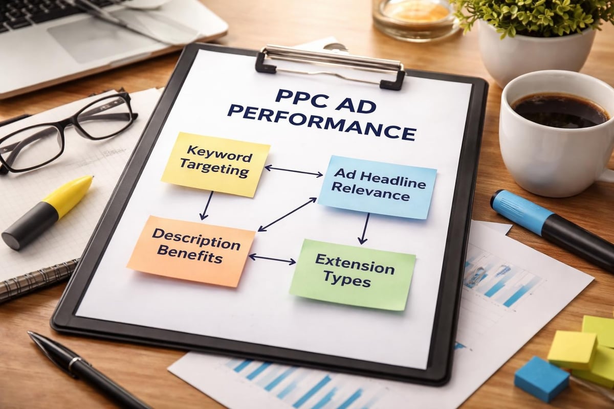 Powerful Advertising PPC Strategies for 2026 Success 2 Ad copy components