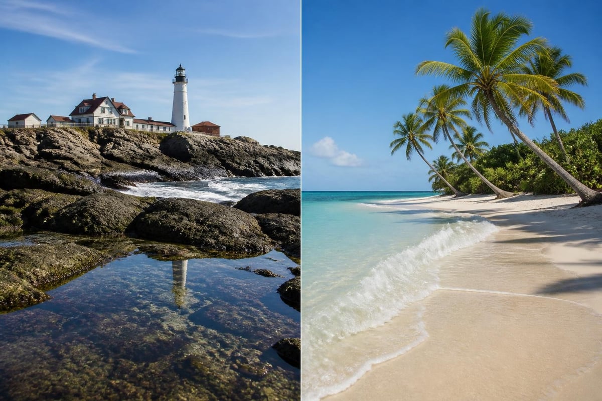 Beach destination types