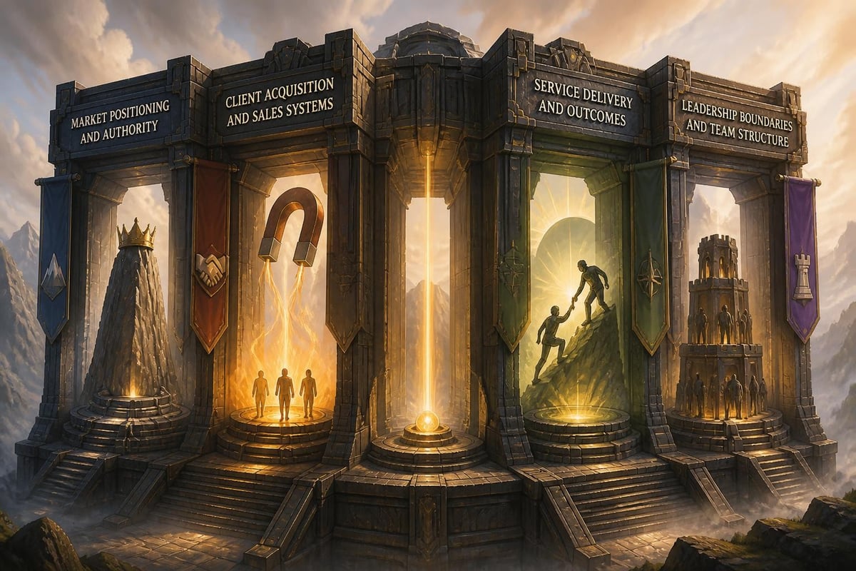 Four pillars of business architecture