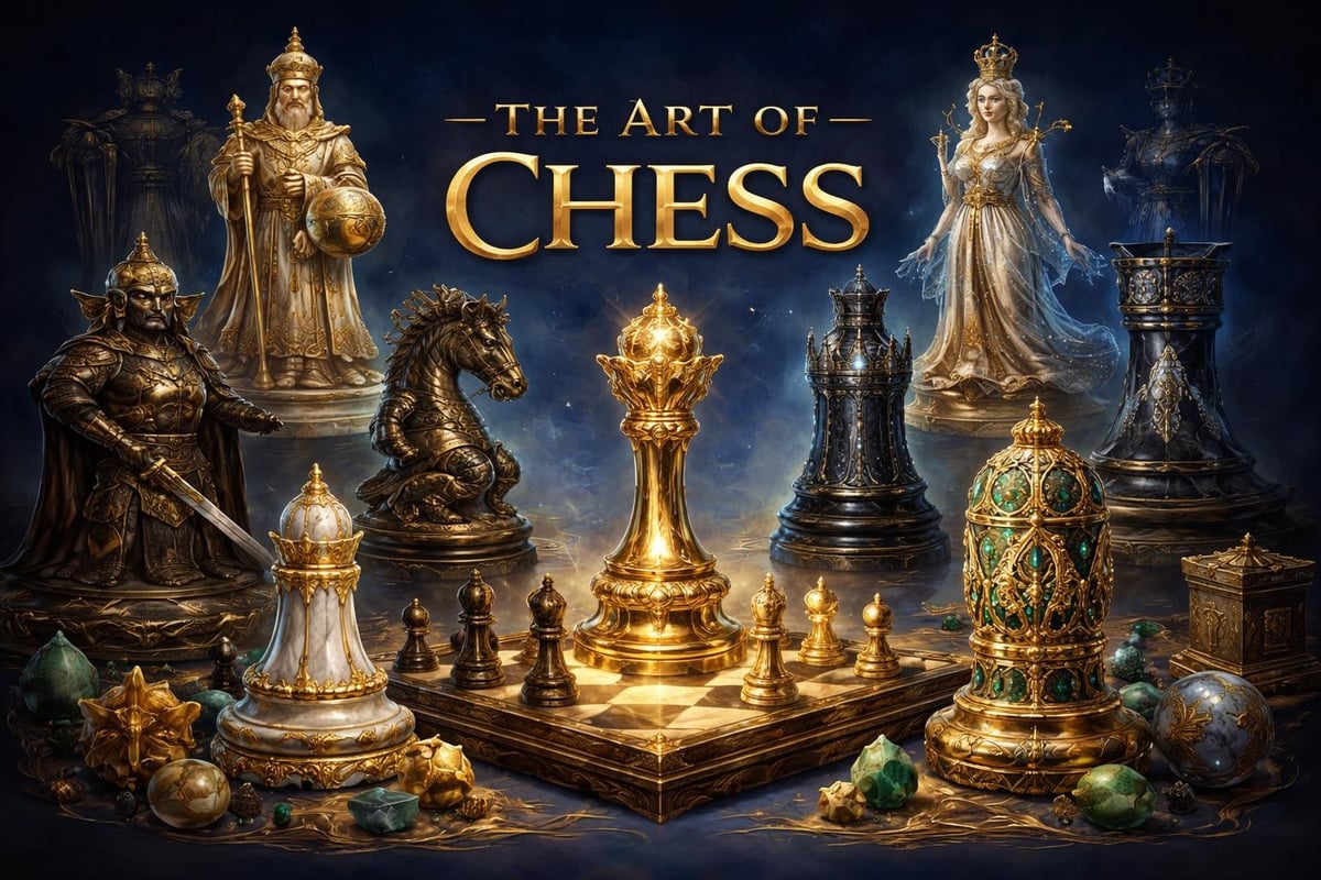 Characteristics defining unique chess pieces