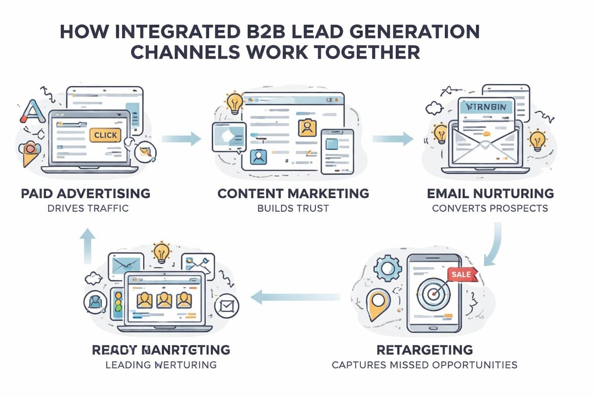 Multi-channel lead generation strategy