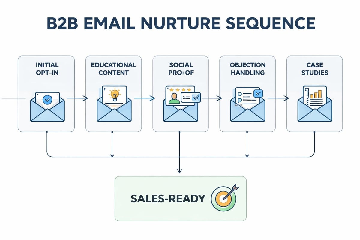 Email nurture sequence workflow