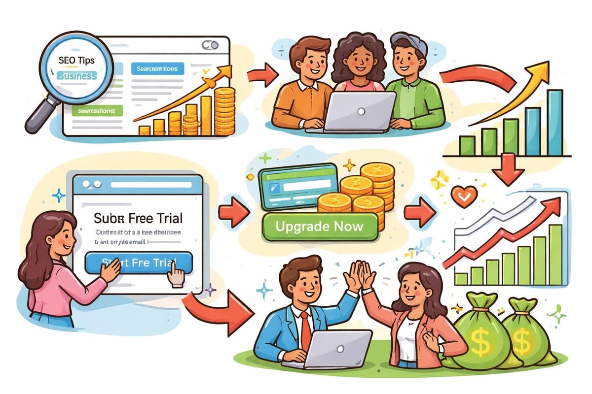 SaaS SEO performance metrics