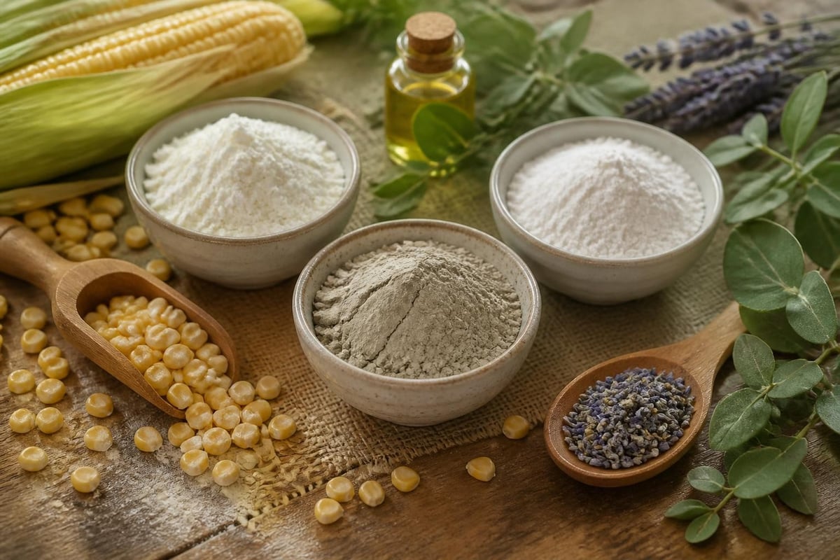 Tørshampoo pulver ingredienser