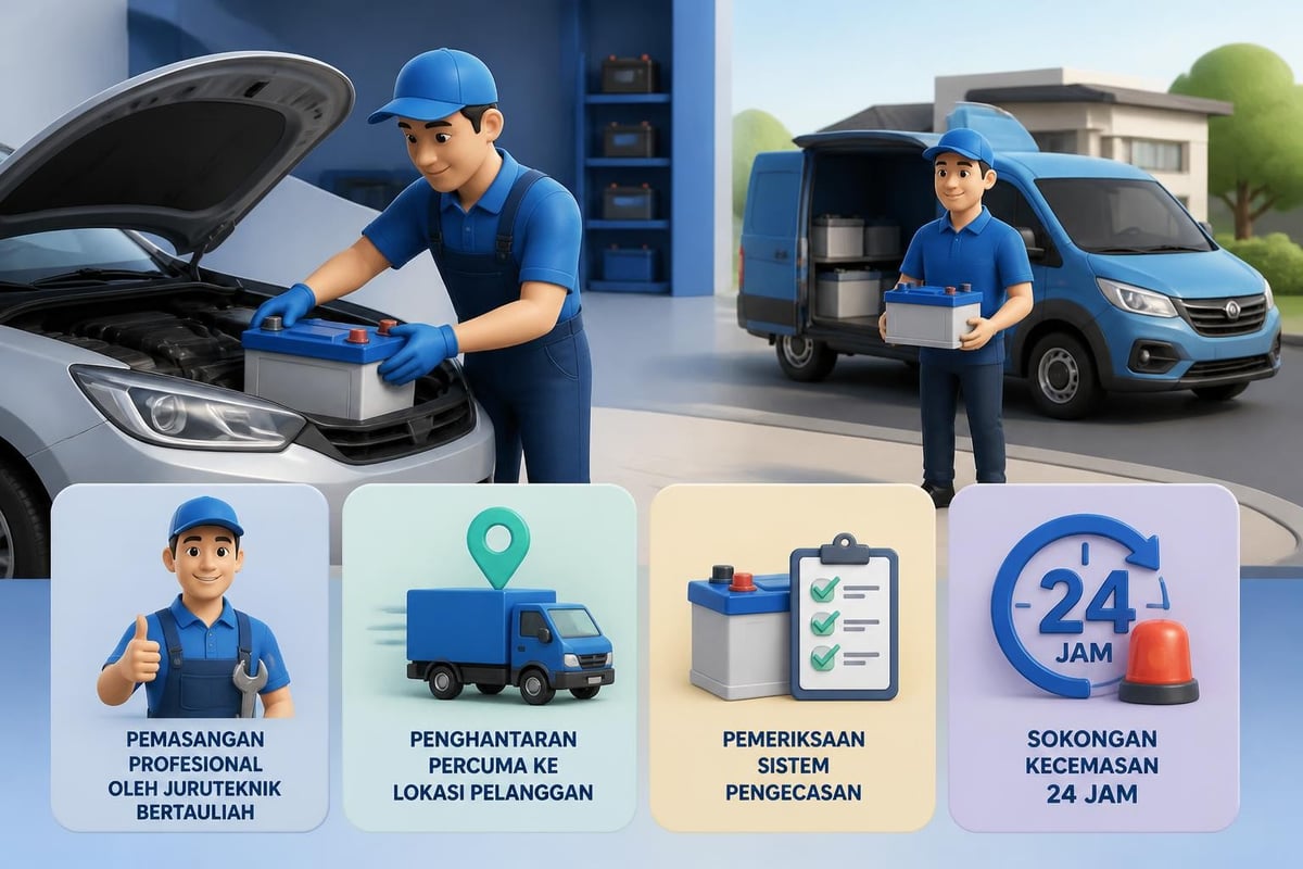 Perkhidmatan kedai batery