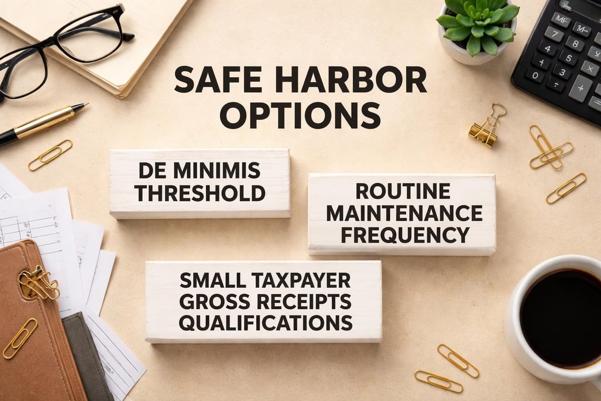 Safe harbor election types