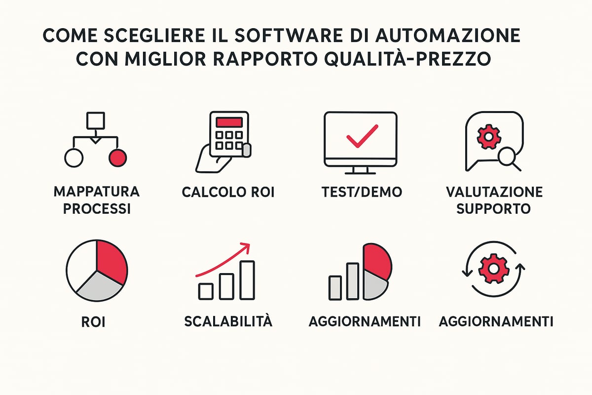 7 Migliori Software Automazione Con Miglior Rapporto Qualità-Prezzo 2025 7 Come Scegliere il Software di Automazione Ideale per la Tua Azienda