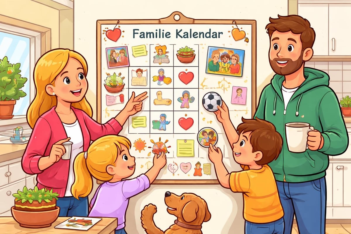 Creatief kalendergebruik voor gezinnen