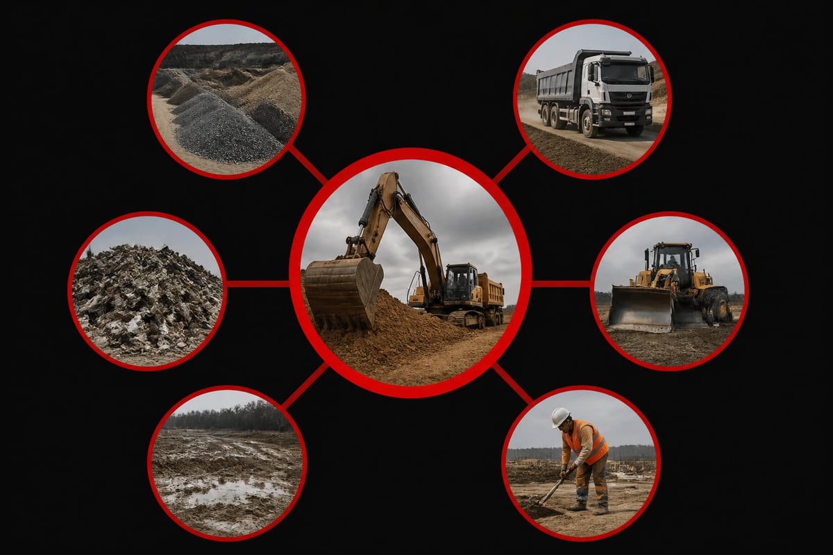 Cost factors in earthworks