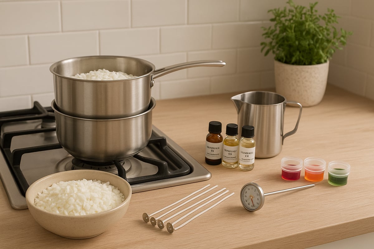 Essential Tools and Materials for Soy Candle Making