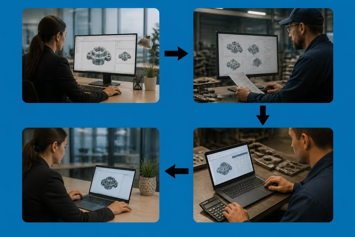 Online RFQ workflow