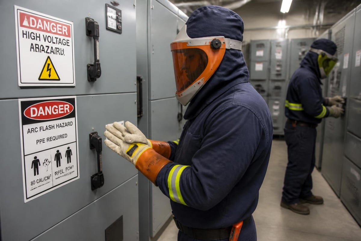 Electrical safety PPE requirements