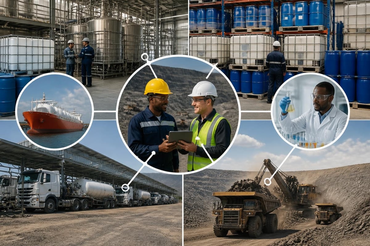 Mining chemical supply chain structure