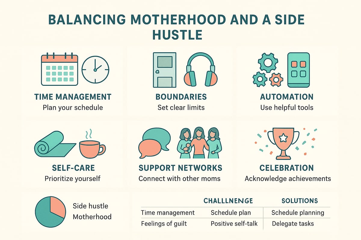 Tips for Balancing Motherhood and a Side Hustle