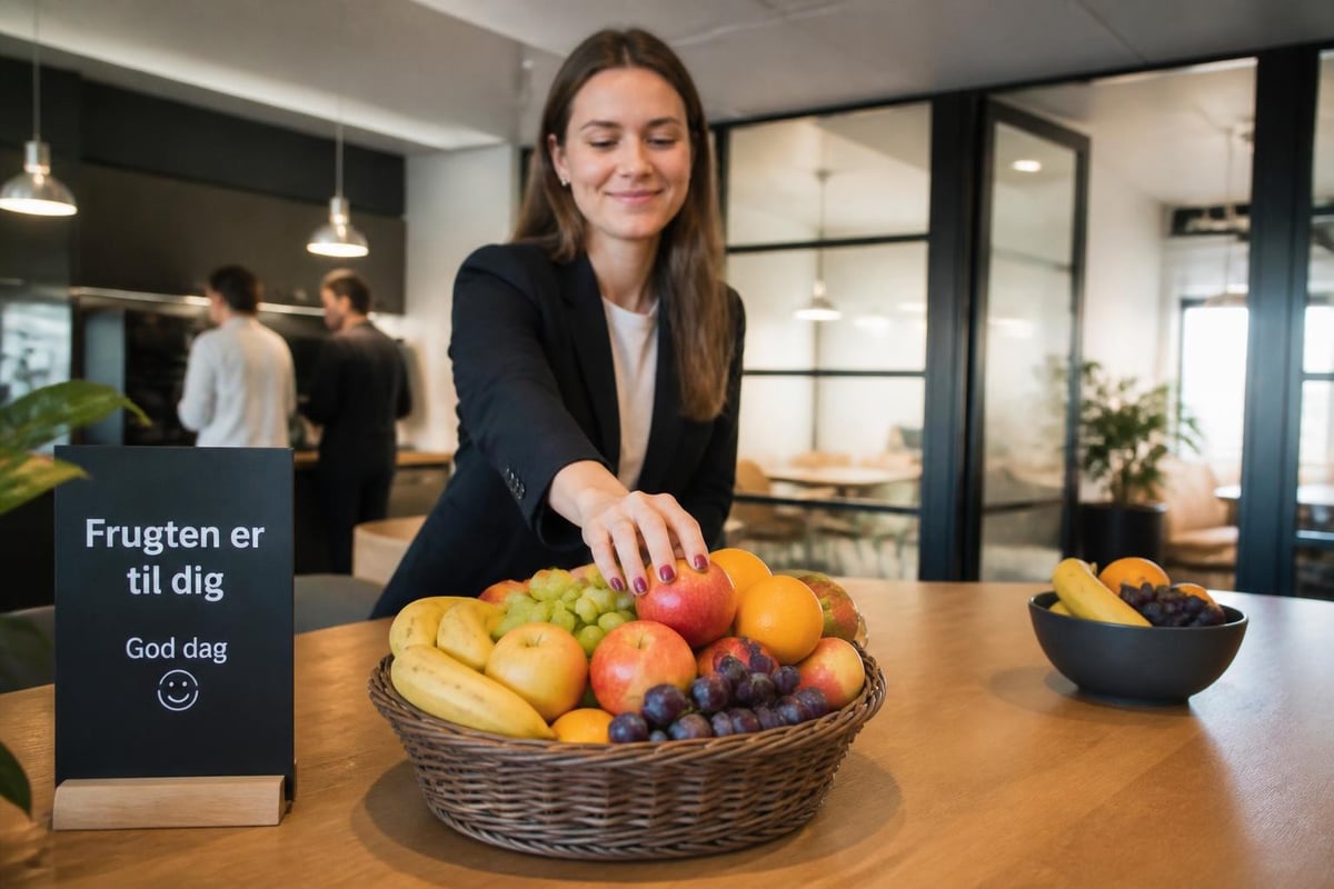 Frugtordning på kontor