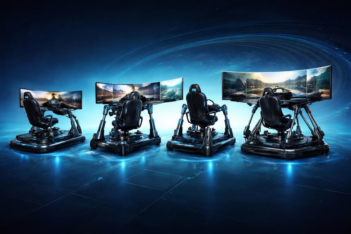 Motion simulation pricing tiers