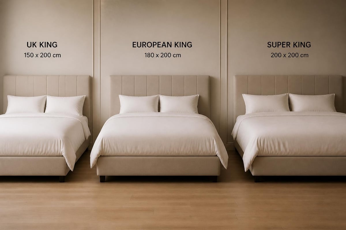 Comparison of 200x230 bed dimensions